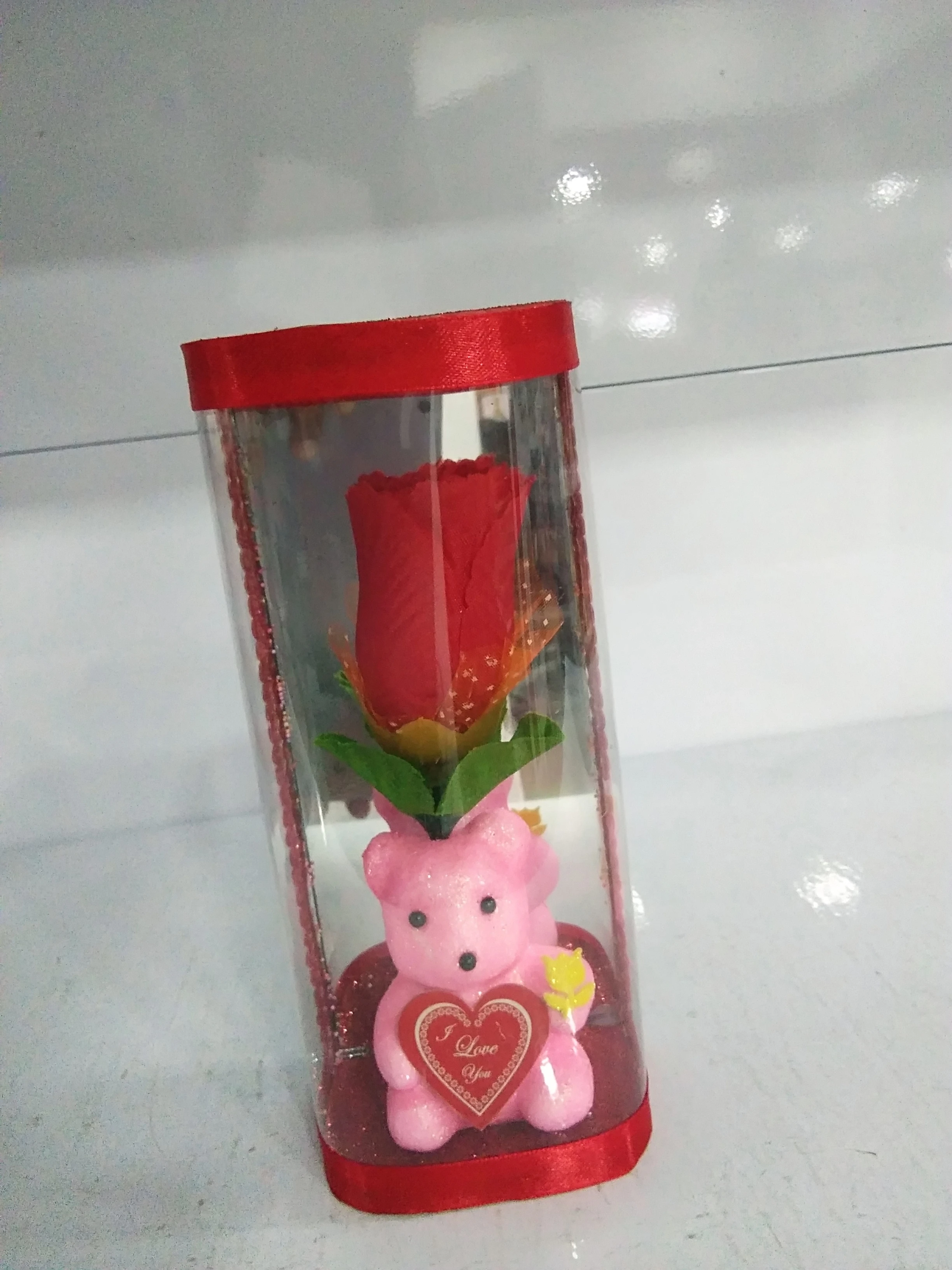 Generic Cute Rose Flower Box Bear Gift