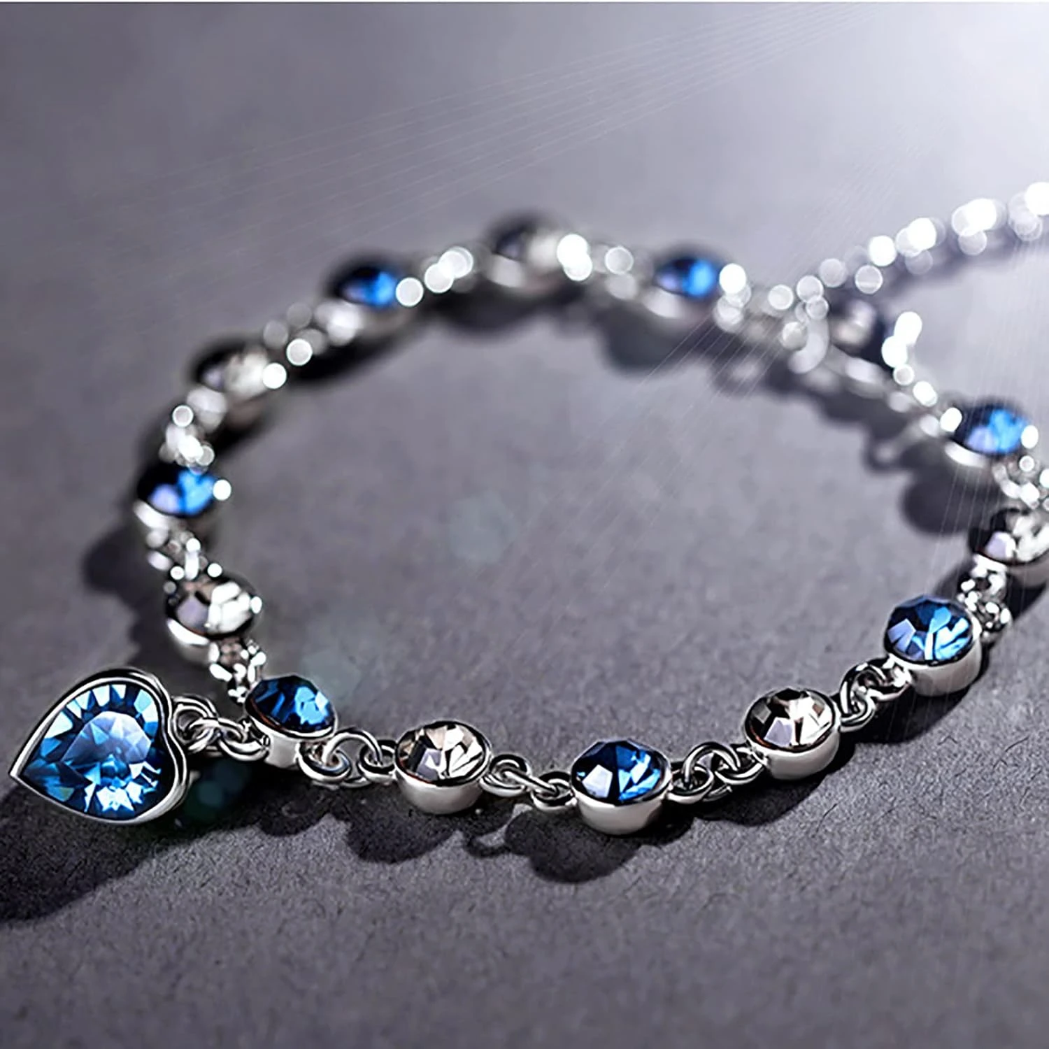 Generic Heart of Crystal Ocean Bracelet - image 5