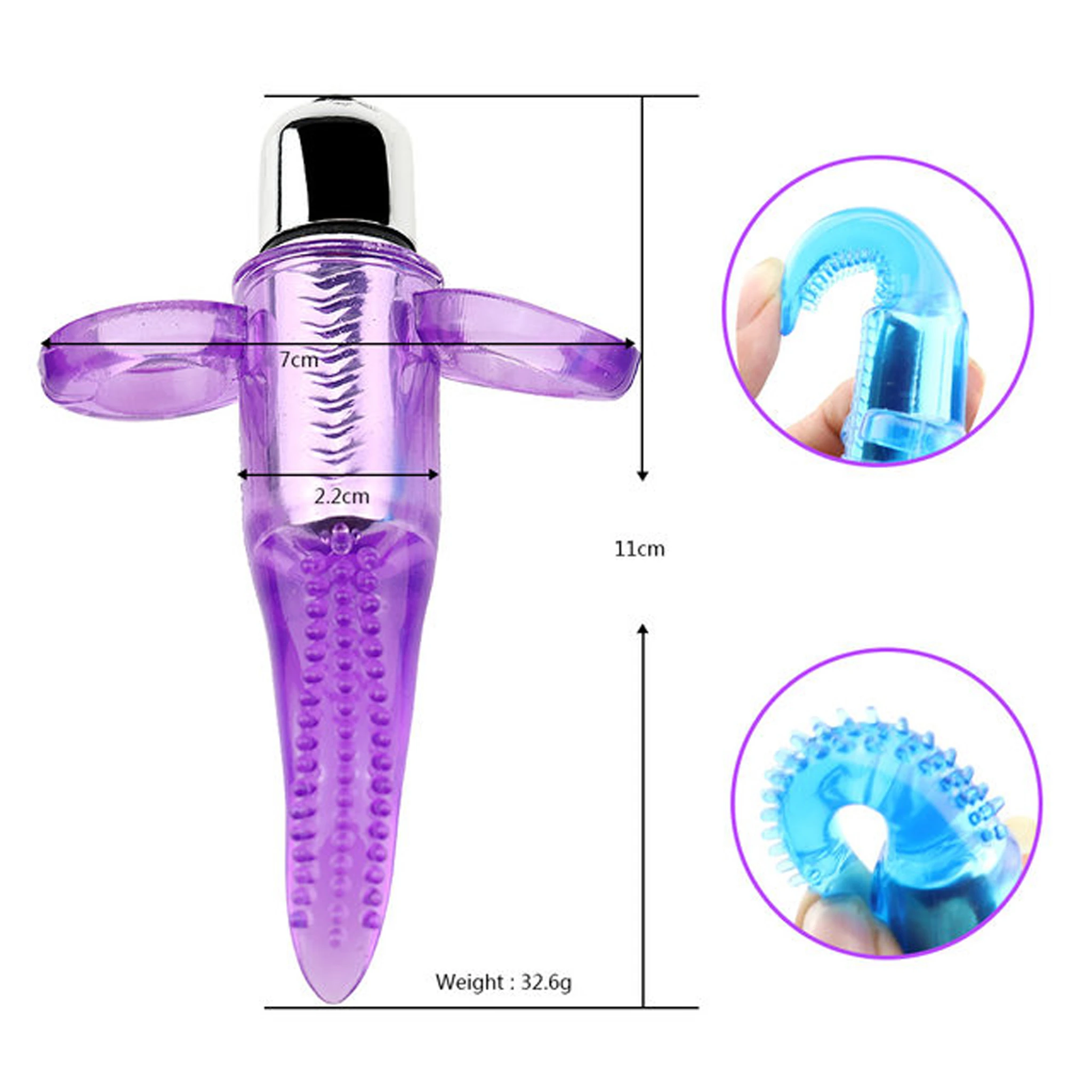 Generic Finger Stimulate Clitoris G Spot Vibrator - image 2