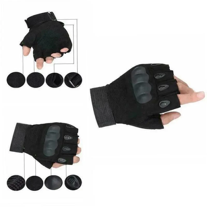 Generic Half Finger Cycling Gloves Non-slip - image 4