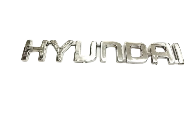 HYUNDAI Chrome Car Badge - image 2