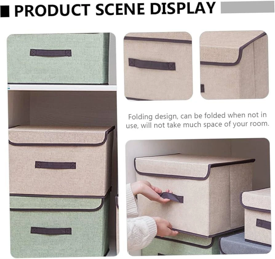 Generic Non Woven Fabric Clothes Wardrobe with Lid