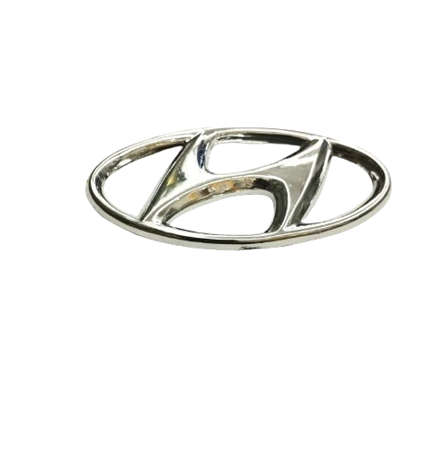 Hyundai Logo Badge Chrome Emblem
