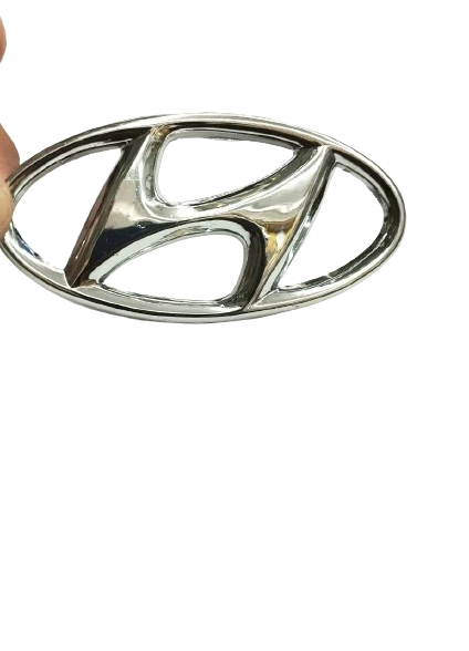 Hyundai Logo Badge Chrome Emblem - image 2