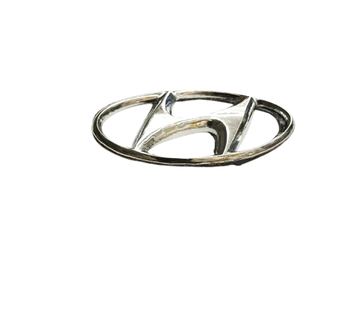 Hyundai Logo Badge Chrome Emblem Small - image 2