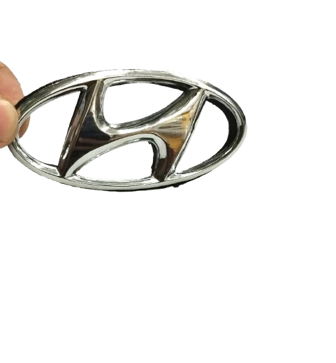 Hyundai Logo Badge Chrome Emblem Small