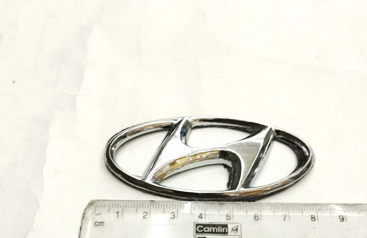 Hyundai Logo Badge Chrome Emblem Small - image 4