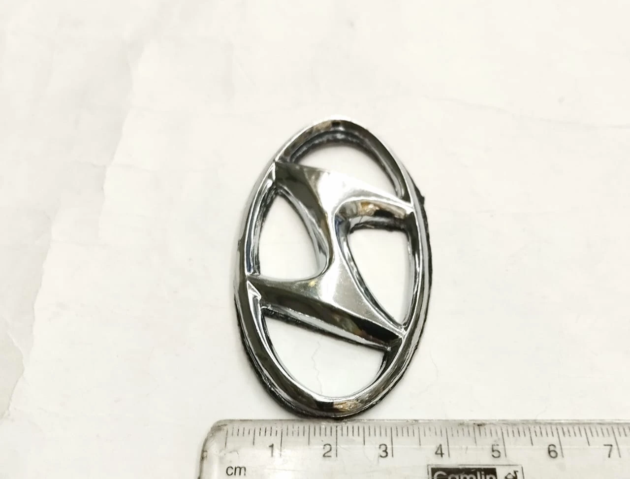Hyundai Logo Badge Chrome Emblem Small - image 5