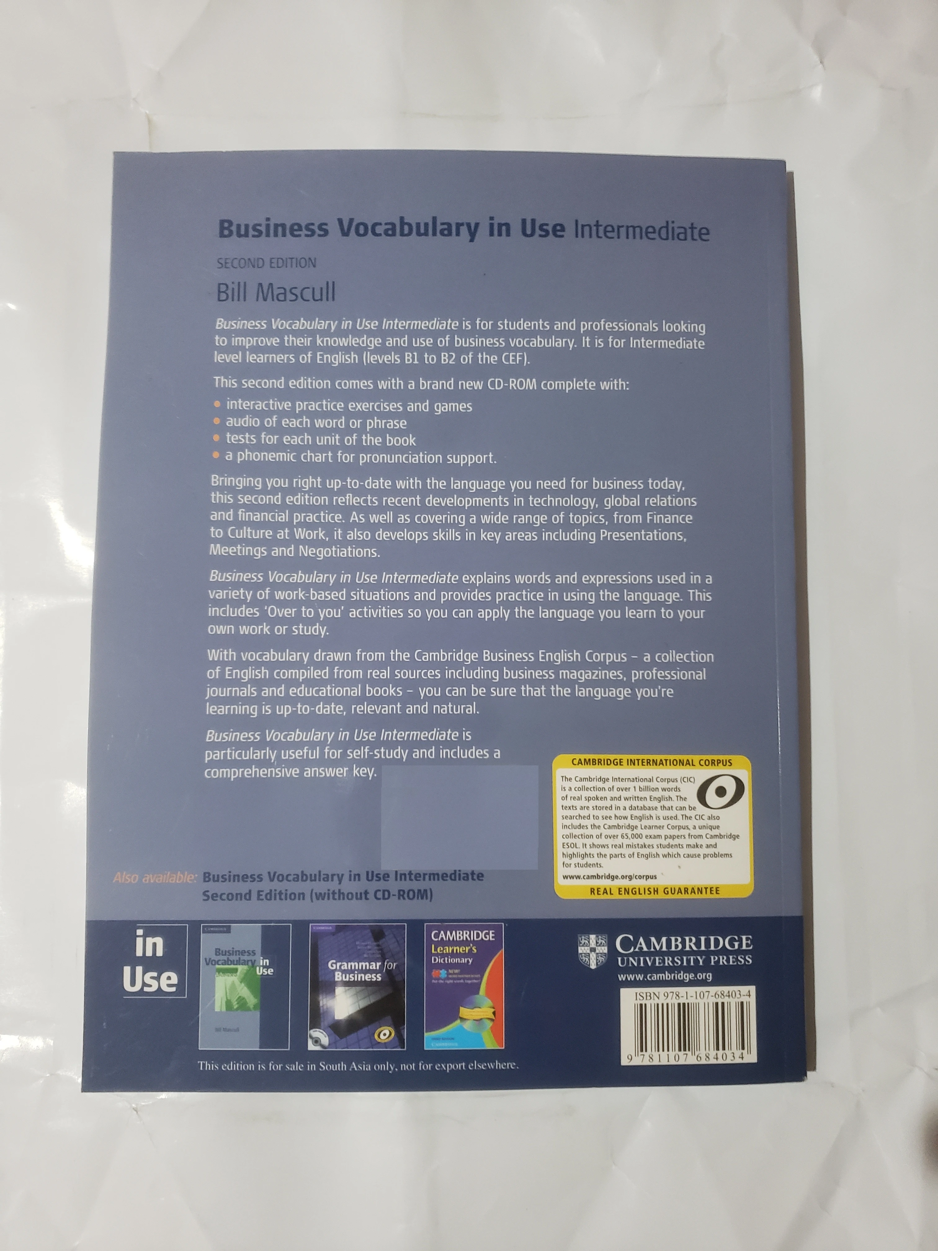 Generic Intermediate Business Vocabulary Book Audio A4 - image 8