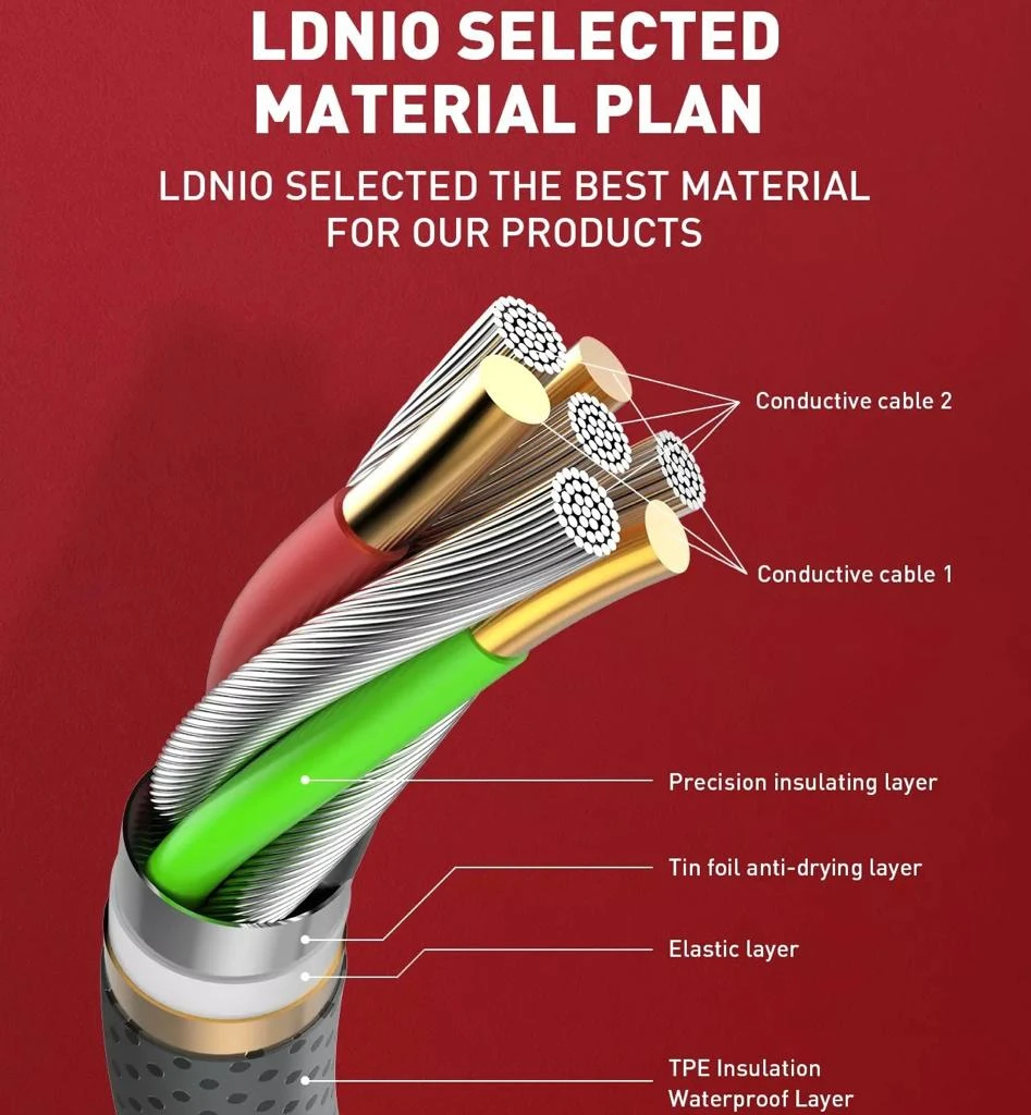 LDNIO LS441 Fast Charging Cable 2.4A - image 4