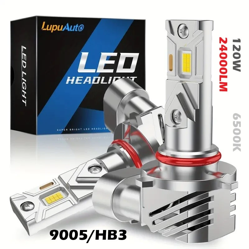 LupuAuto H11 9005/HB3 120W wireless LED Headlight - image 2