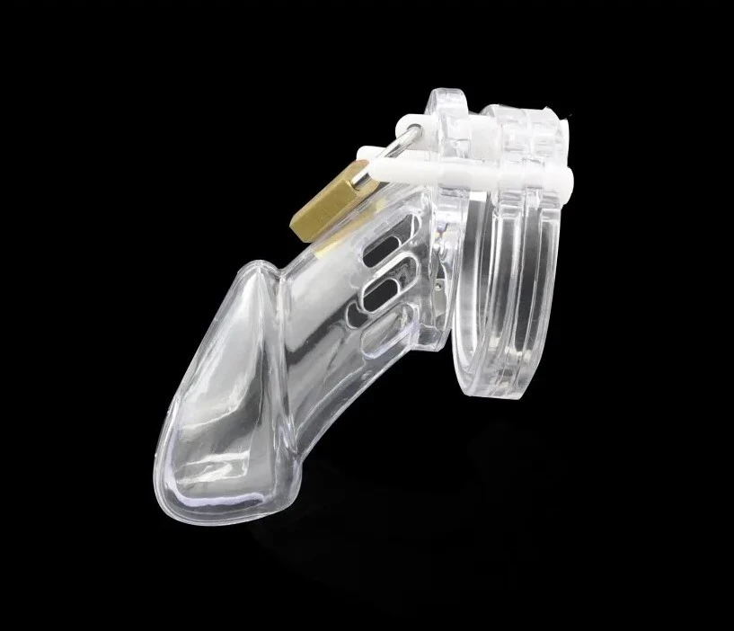 Male Chastity Cage  Cock Cage with Rings Locking  Toys - image 4