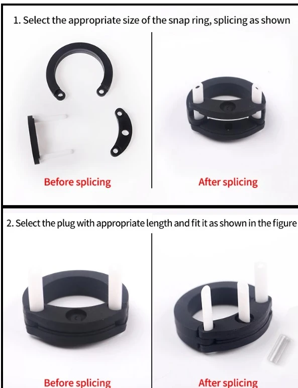 Male Chastity Cage  Cock Cage with Rings Locking  Toys - image 6