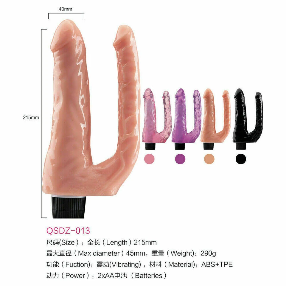 Generic Double Head Vibrator Dildo Multi Speed G-spot Massager - image 3