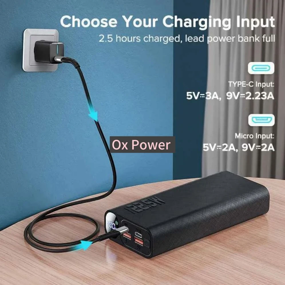 OX Power PD10 40000 mAh PD 3.0 Super Fast Charging - image 3
