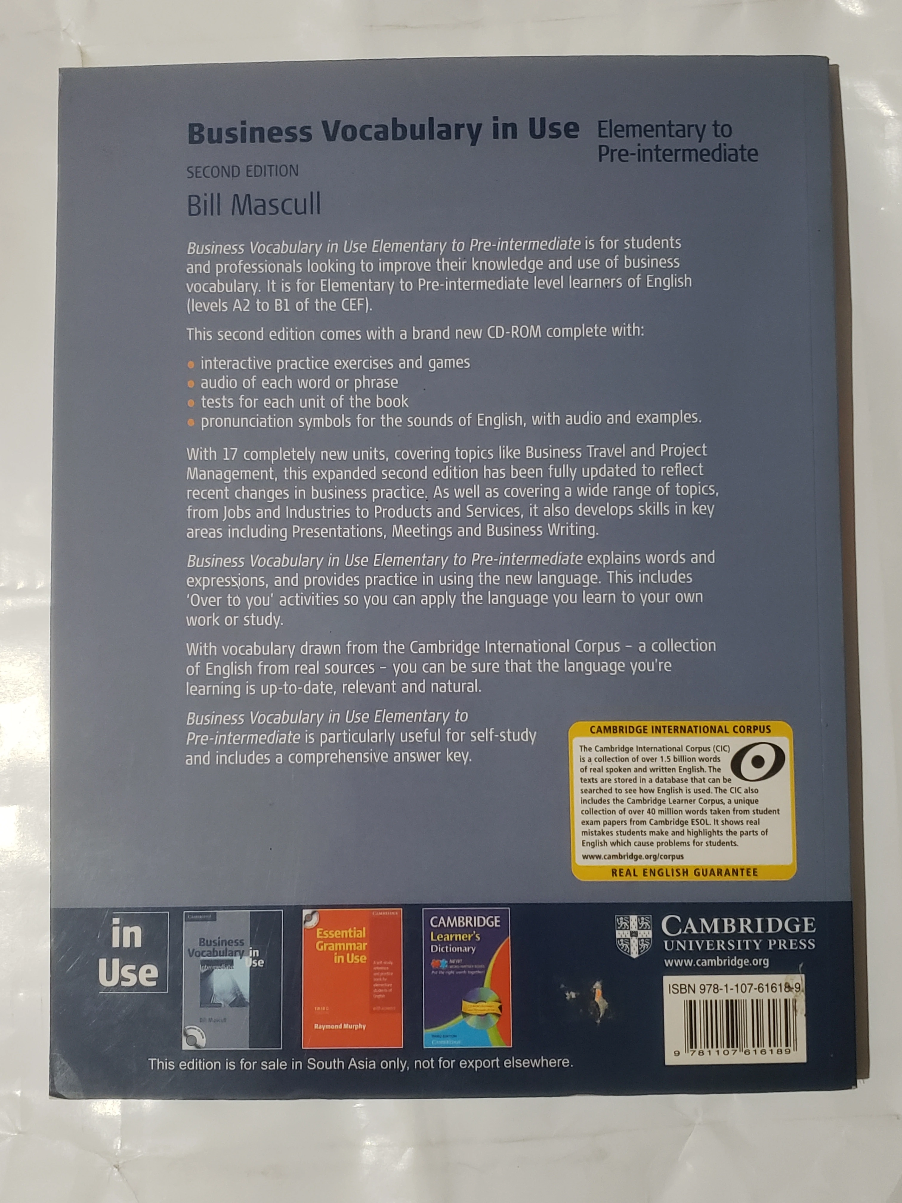 Vocabulary in Use Pre Intermediate Business Book - image 6