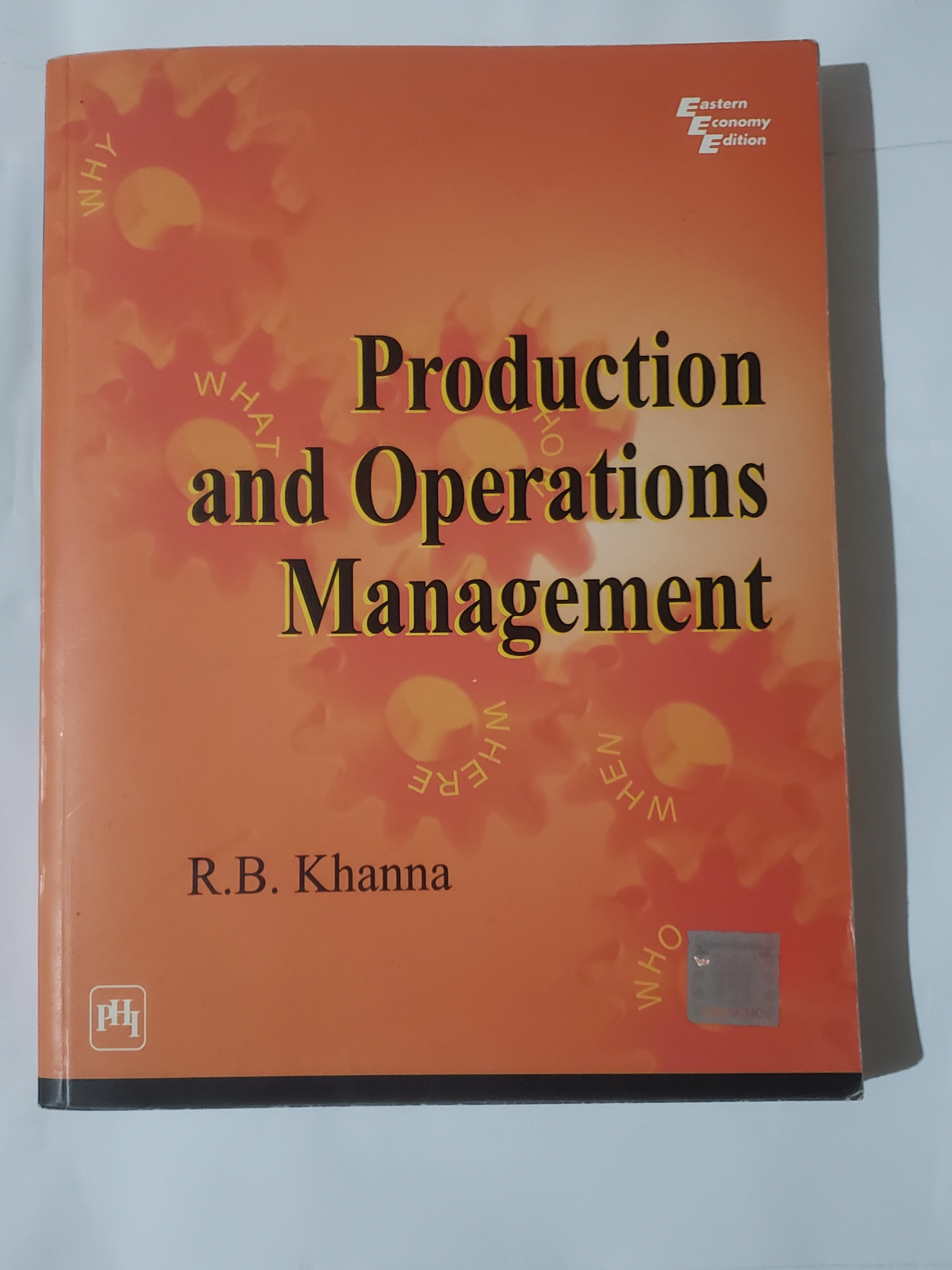 Generic Production and Operation Management MBA Textbook