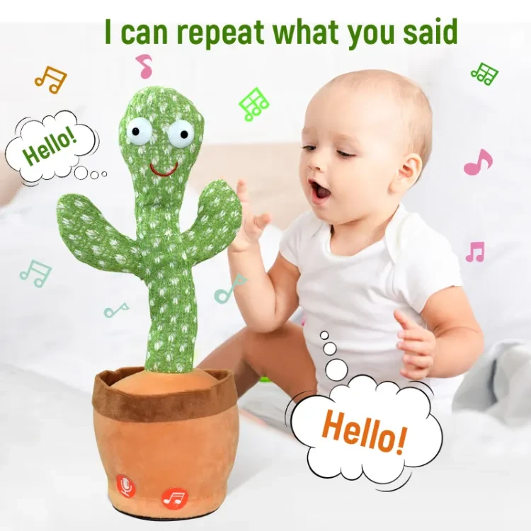 Generic Dancing Cactus Rechargeable Music Talking - image 8