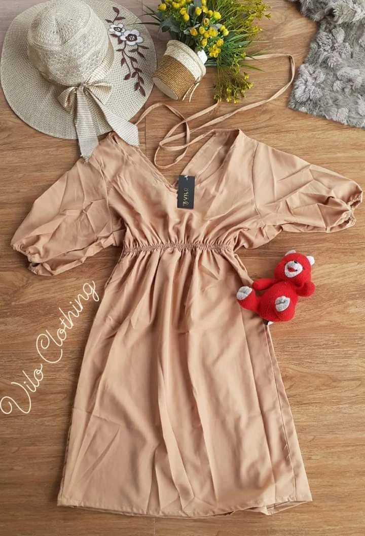 Vilo Ladies Short Frock Maaza Fabric