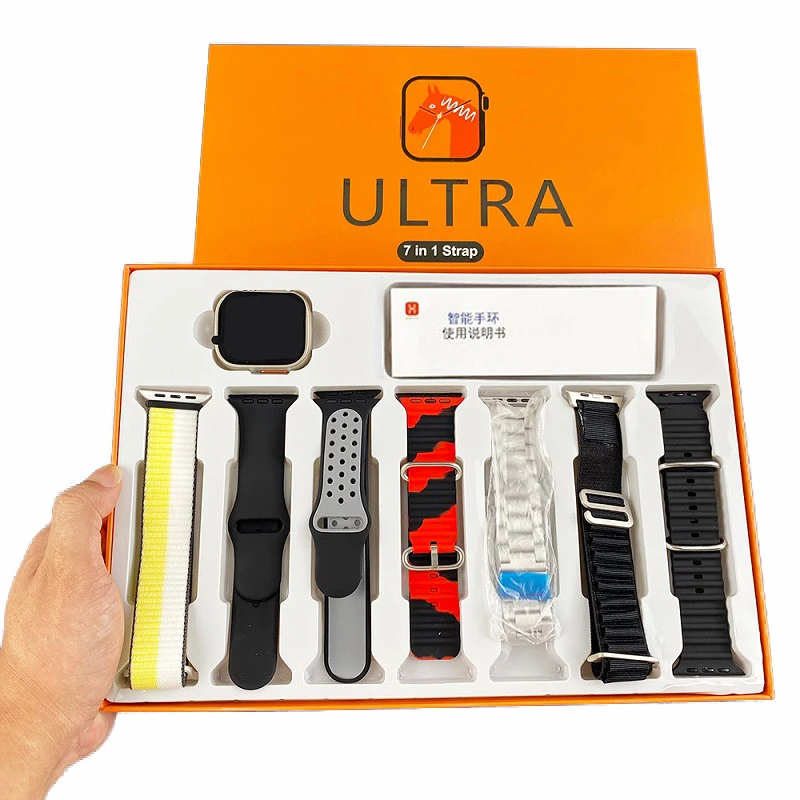 Generic Smart Watch Ultra 7 7-in-1 Strap 2.01 Touch Screen