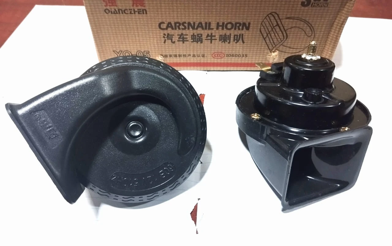 Snail Type 12V Double Fully Waterproof Horn 2Pcs - image 3