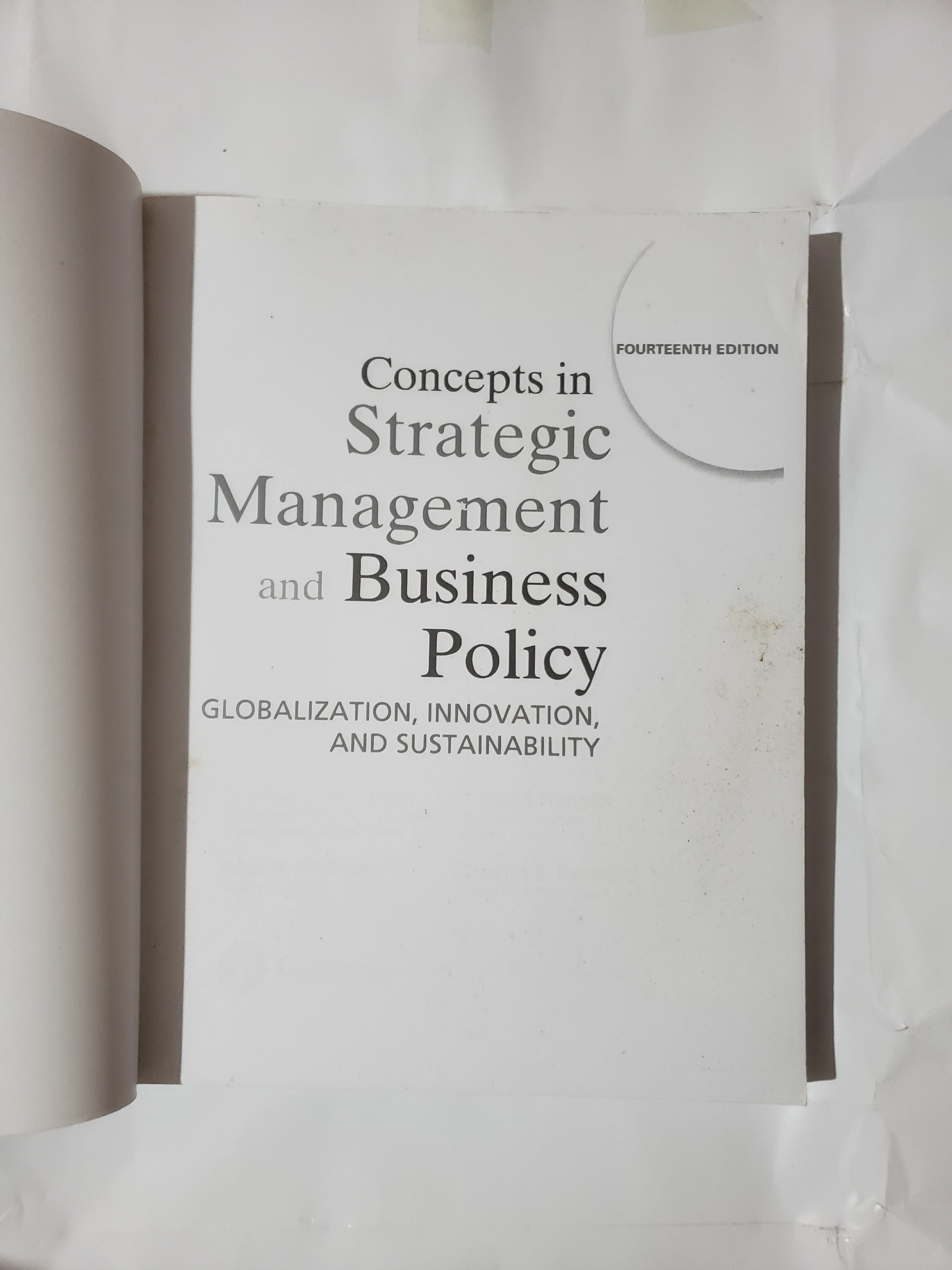 Generic Strategic Management & Business Policy Book - image 2