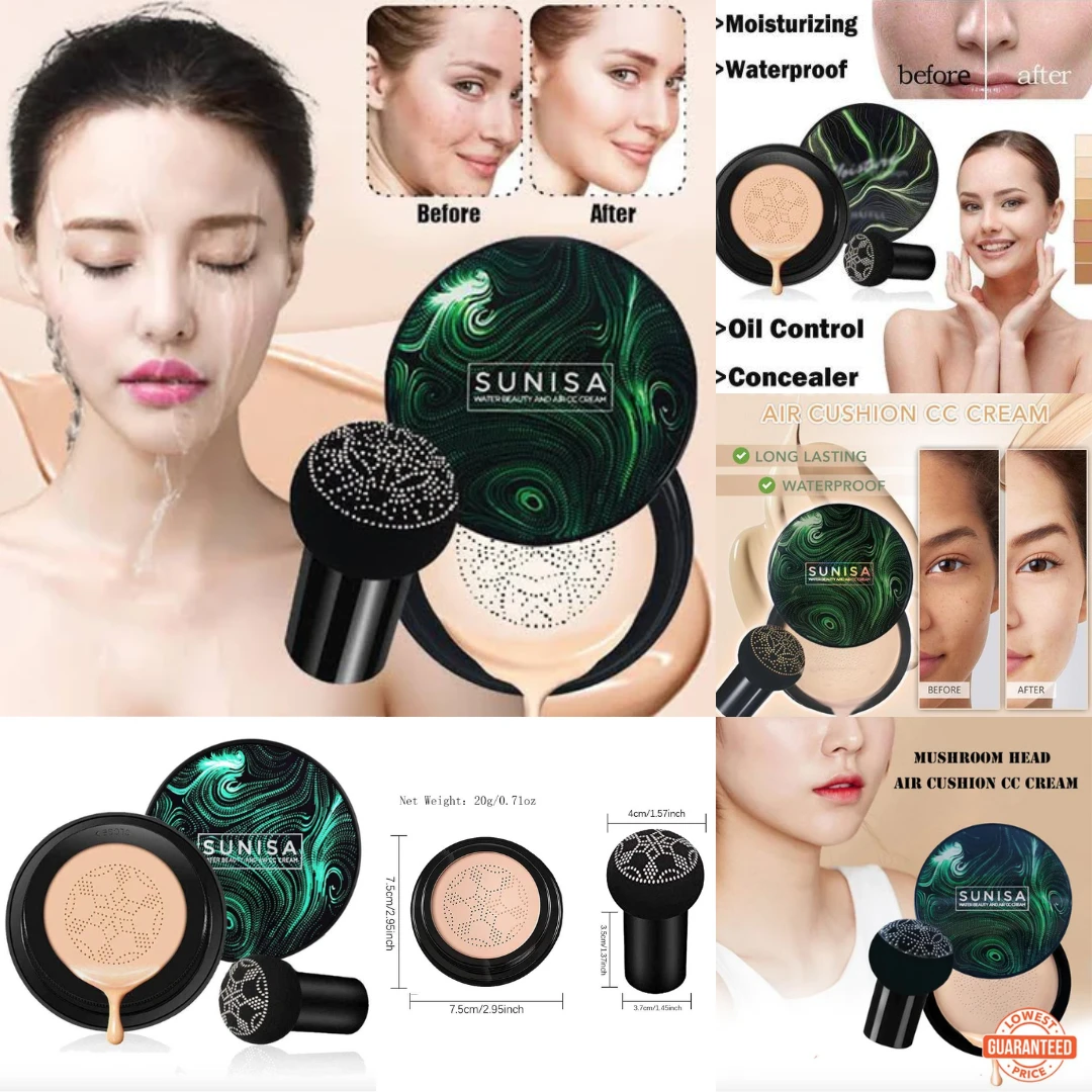 Sunisa Water Beauty Air Cushion CC Cream BB Foundation - image 5