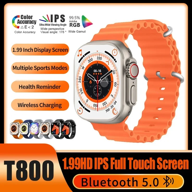 T800 Ultra Smart Watch Call & Notifications - image 1