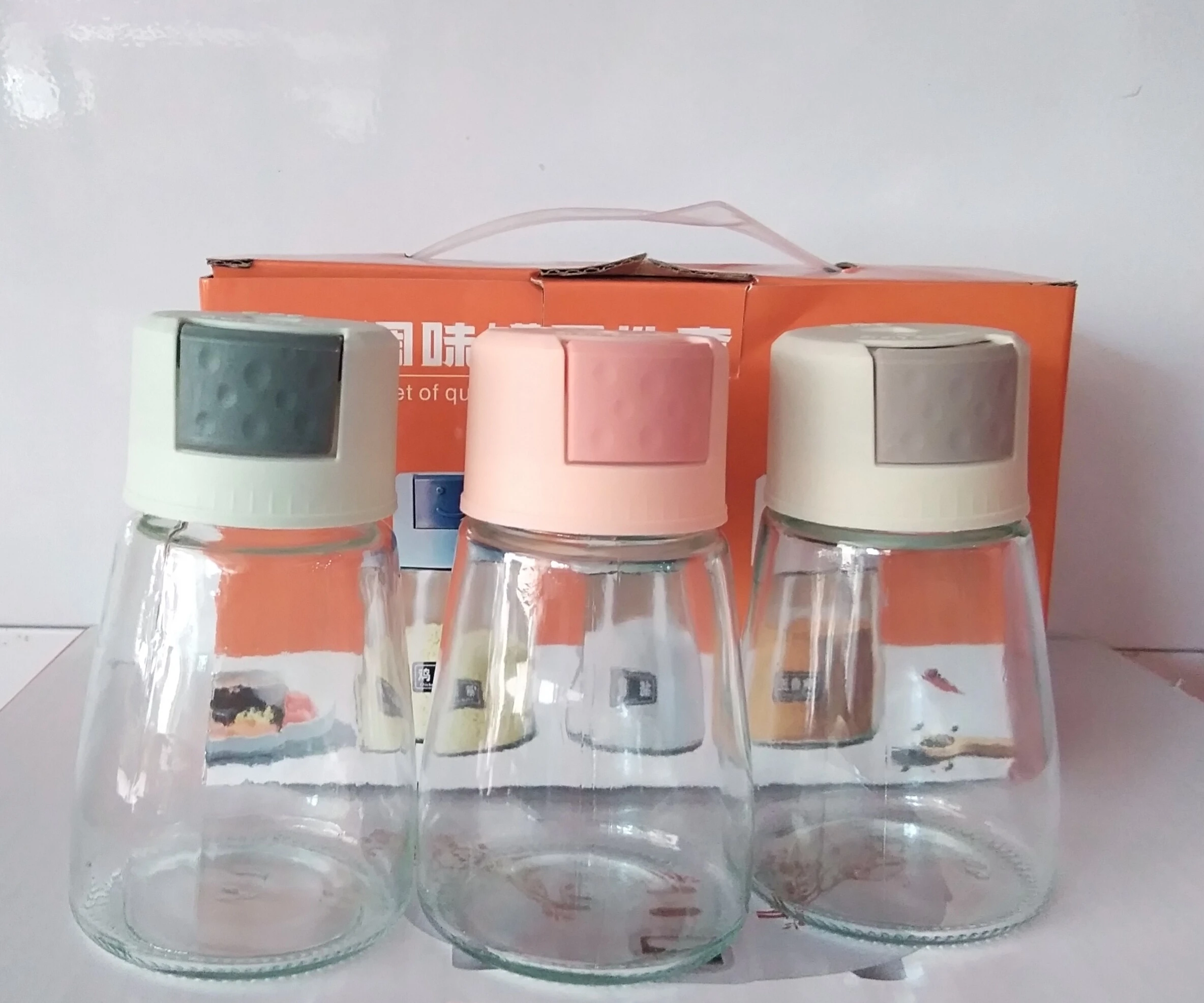 Generic Three-piece Quantitative Seasoning Jar