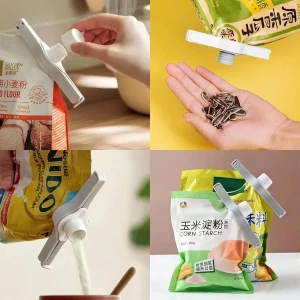 Generic Plastic Seal And Pour Bag Food Clip