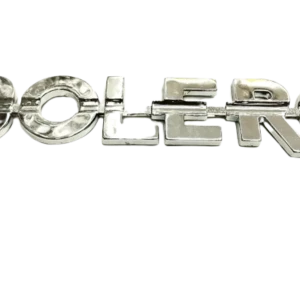 BOLERO Chrome Letter Badge Emblem