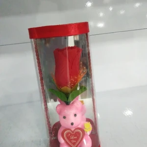Generic Cute Rose Flower Box Bear Gift