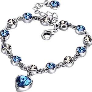 Generic Heart of Crystal Ocean Bracelet