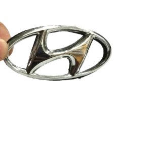 Hyundai Logo Badge Chrome Emblem Small