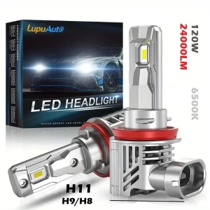 LupuAuto H11 9005/HB3 120W wireless LED Headlight