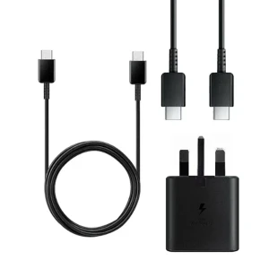 Samsung 25W Adapter with USB Type C to Type C Cable