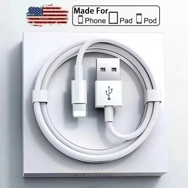 D8 iPhone 11 12 13 Pro Max Fast Charging USB Cable - image 3