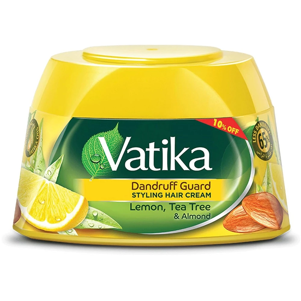 Vatika Dandruff Guard Styling Hair Cream 140ml Lemon