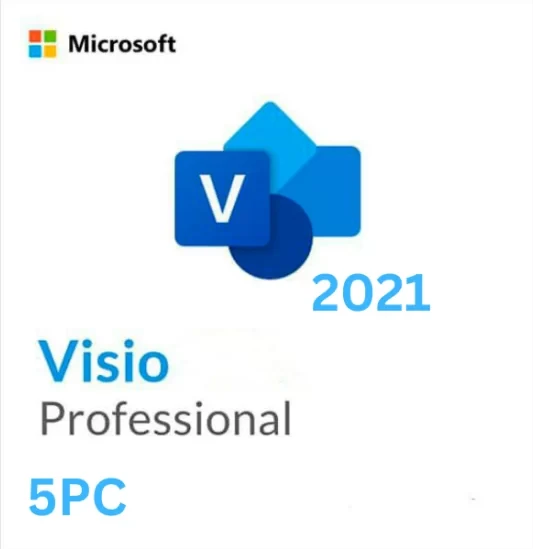 Visio 2021 Professional 5PC Retail Online