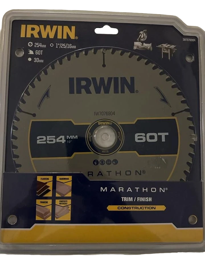 Wood Cutting 10" Saw Blade Irwin - image 1