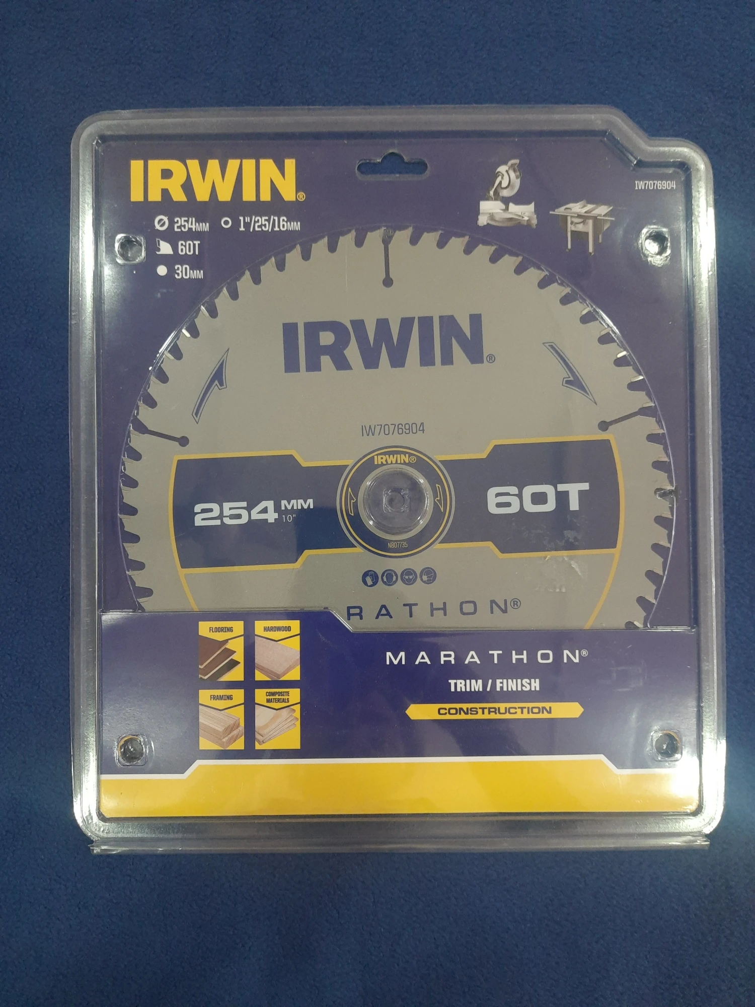 Wood Cutting 10" Saw Blade Irwin - image 2