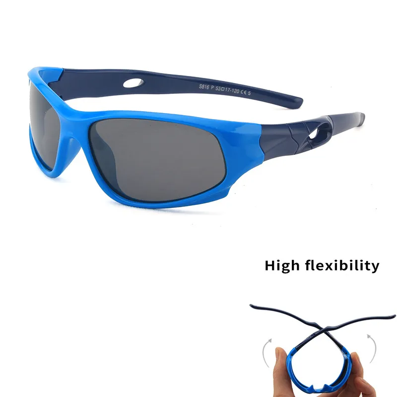 Kingseven Kids Cartoon Polarized Silicone Sport Sunglasses - image 2