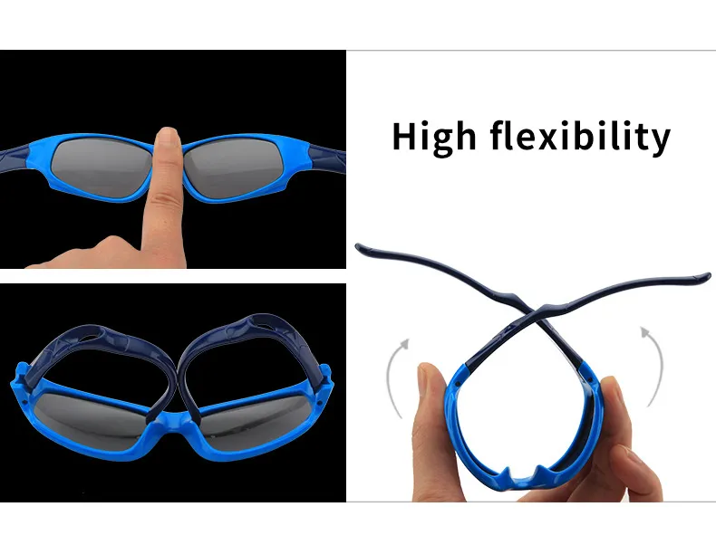 Kingseven Kids Cartoon Polarized Silicone Sport Sunglasses - image 3