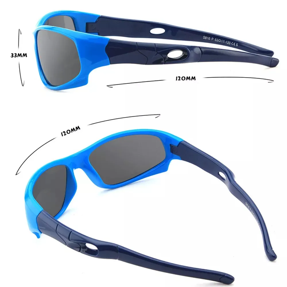 Kingseven Kids Cartoon Polarized Silicone Sport Sunglasses - image 4
