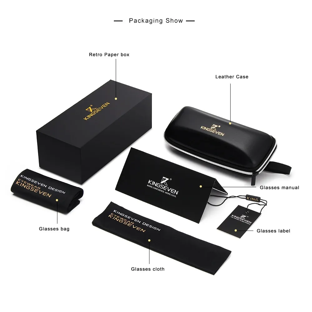 KINGSEVEN Pilot Polarized Aluminum Sunglasses - image 6