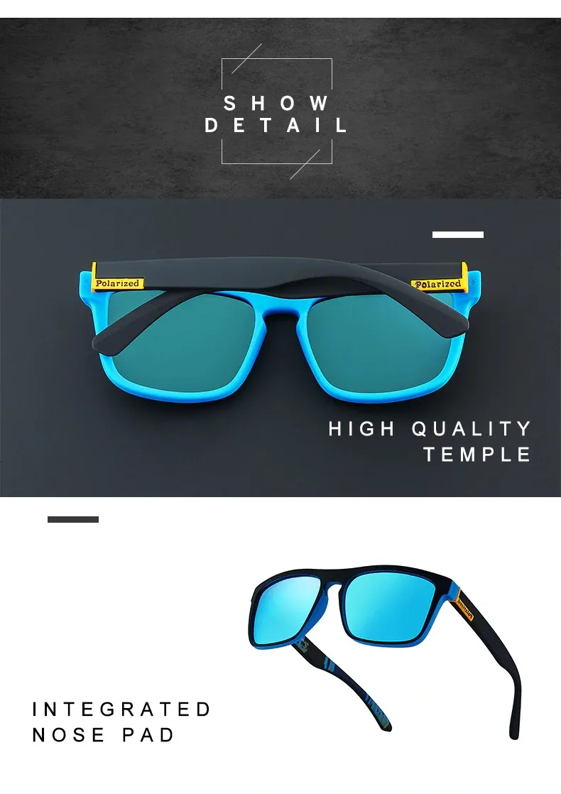 Kingseven Rectangle Polarized UV400 Sunglasses - image 4