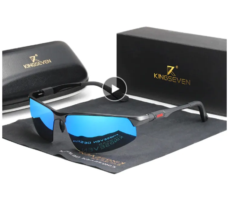 KINGSEVEN Pilot Polarized High-Definition Sunglasses