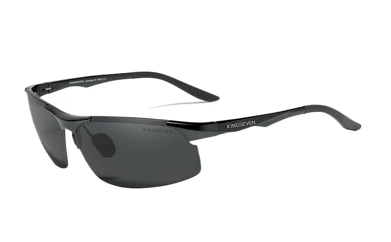 KINGSEVEN N9126 Polarized Aluminum Mirror Sunglasses