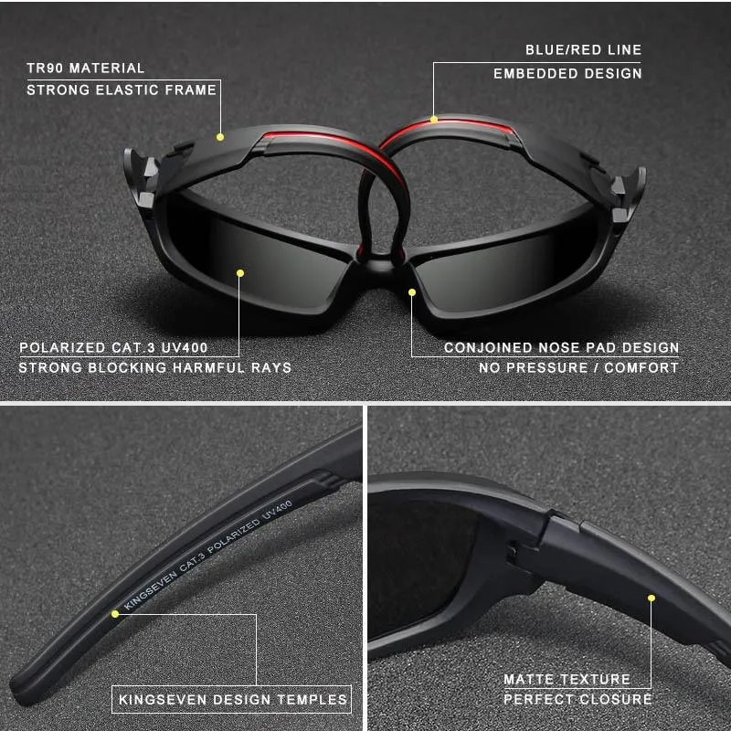 Kingseven S768 Men Luxury Polarized UV400 Sunglasses - image 2