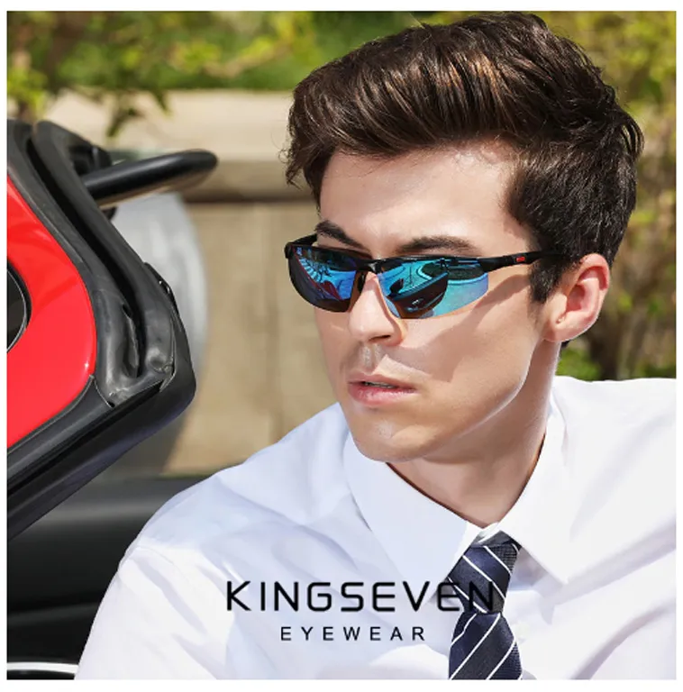Kingseven Pilot Polarized HD Men's Sunglasses - image 5